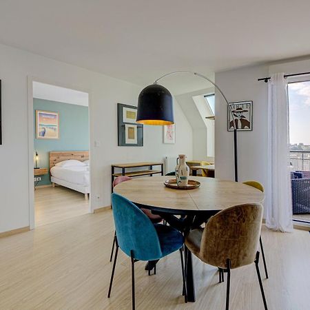 Le Maginot, T4 De Standing, Terrasse Et Parking Appartement Rennes Buitenkant foto