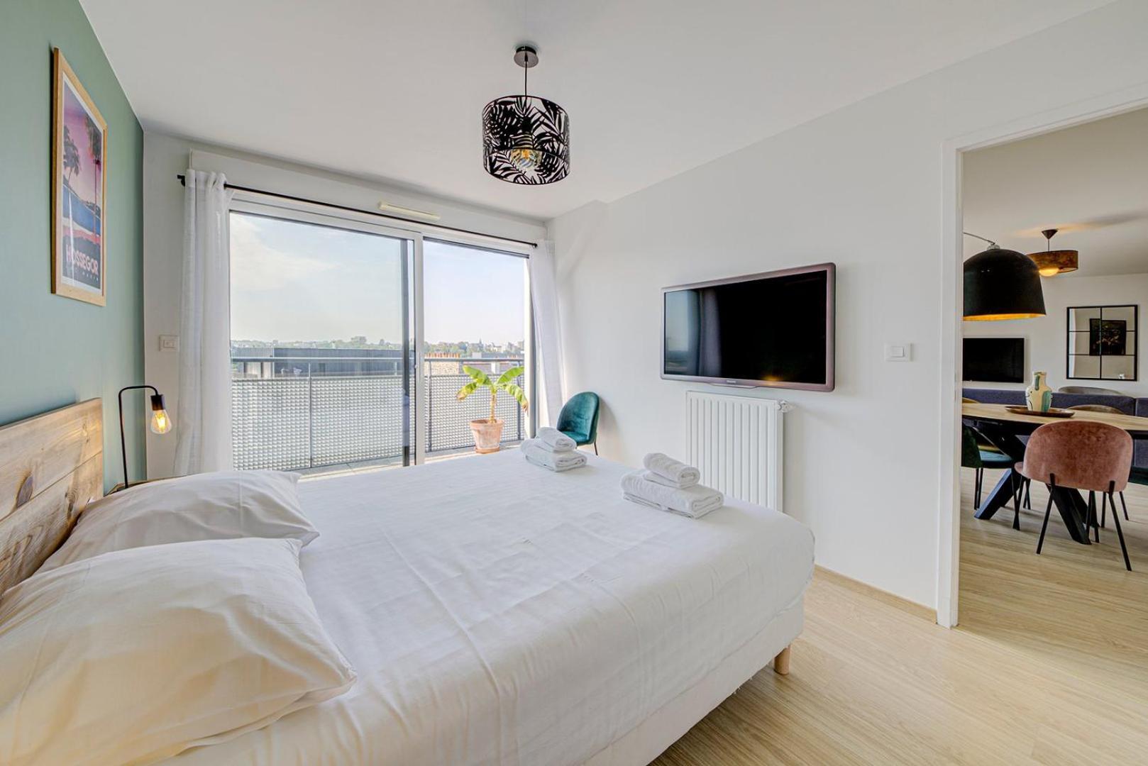 Le Maginot, T4 De Standing, Terrasse Et Parking Appartement Rennes Buitenkant foto